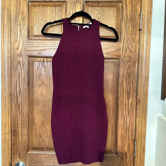 Rebecca Minkoff Burgundy Mini Dress - Picture 3 of 3